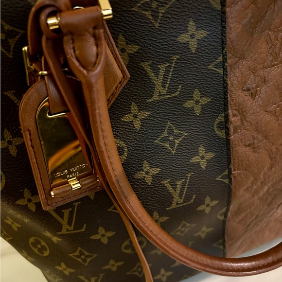 LOUIS VUITTON MAKES NOGRAM STRIPES MEDIUM BAG BORDEAUX - Picture 8 of 13